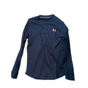 Under Armour Qtr Button Loose Long Sleeve Shirt Mens Small